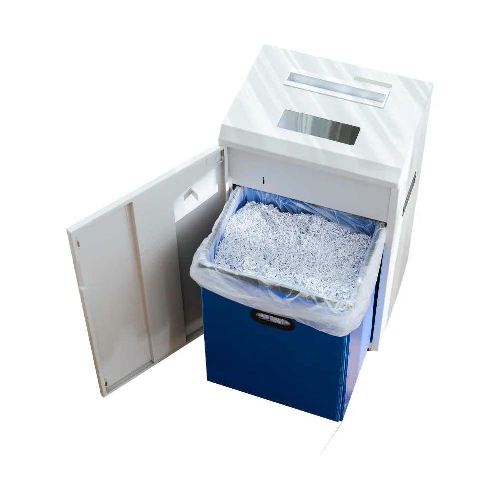 

45L Professional Heavy-duty Paper Shredder Micro-Cut CD Card Manual Shredded 16 Sheet Confidentiality Level P5 11.89 Gallons