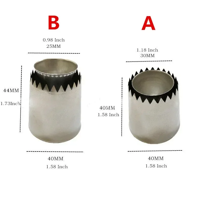 Icing Piping Nozzles Cake Decorating Tools Stainlessl Steel Sultan Tube Cookie Biscuit Russian Ice Cream Pastry Tips Cake Mold