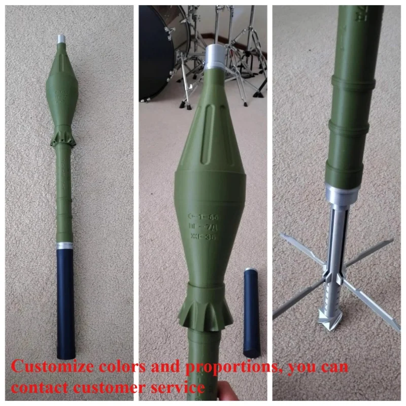 1:1 Scale 3D Printed 780mm RPG7 Model Static Non-Functional Assembly Desktop Decoration Military Enthusiasts Collect Best Gift view 5