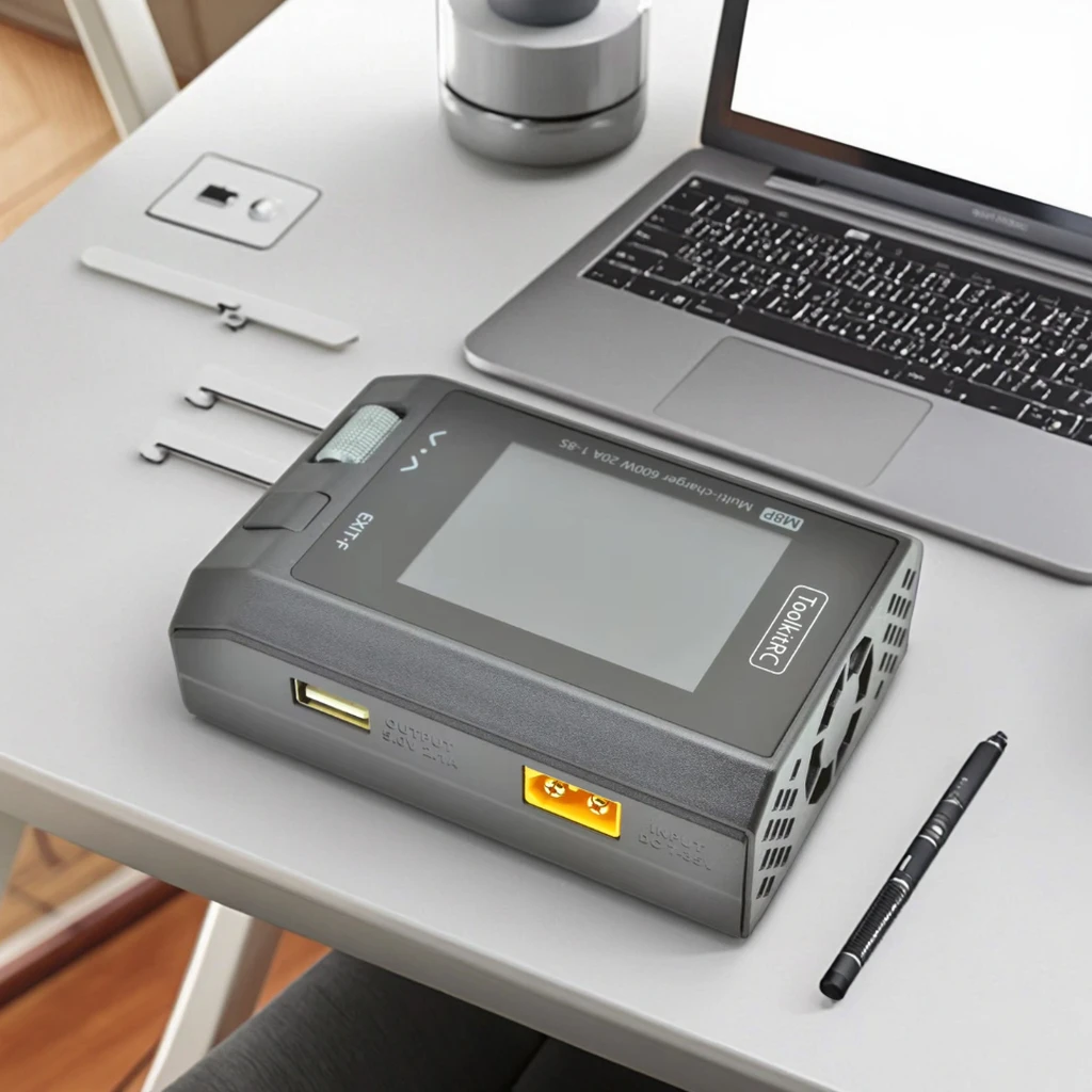 ToolkitRC M8P M8S รุ่นอัพเกรด 600W 20A DC BALANCE Charger Discharger สําหรับ 1-8S LiPo แบตเตอรี่ Checker ESC เครื่องทดสอบตัวรับสัญญาณ