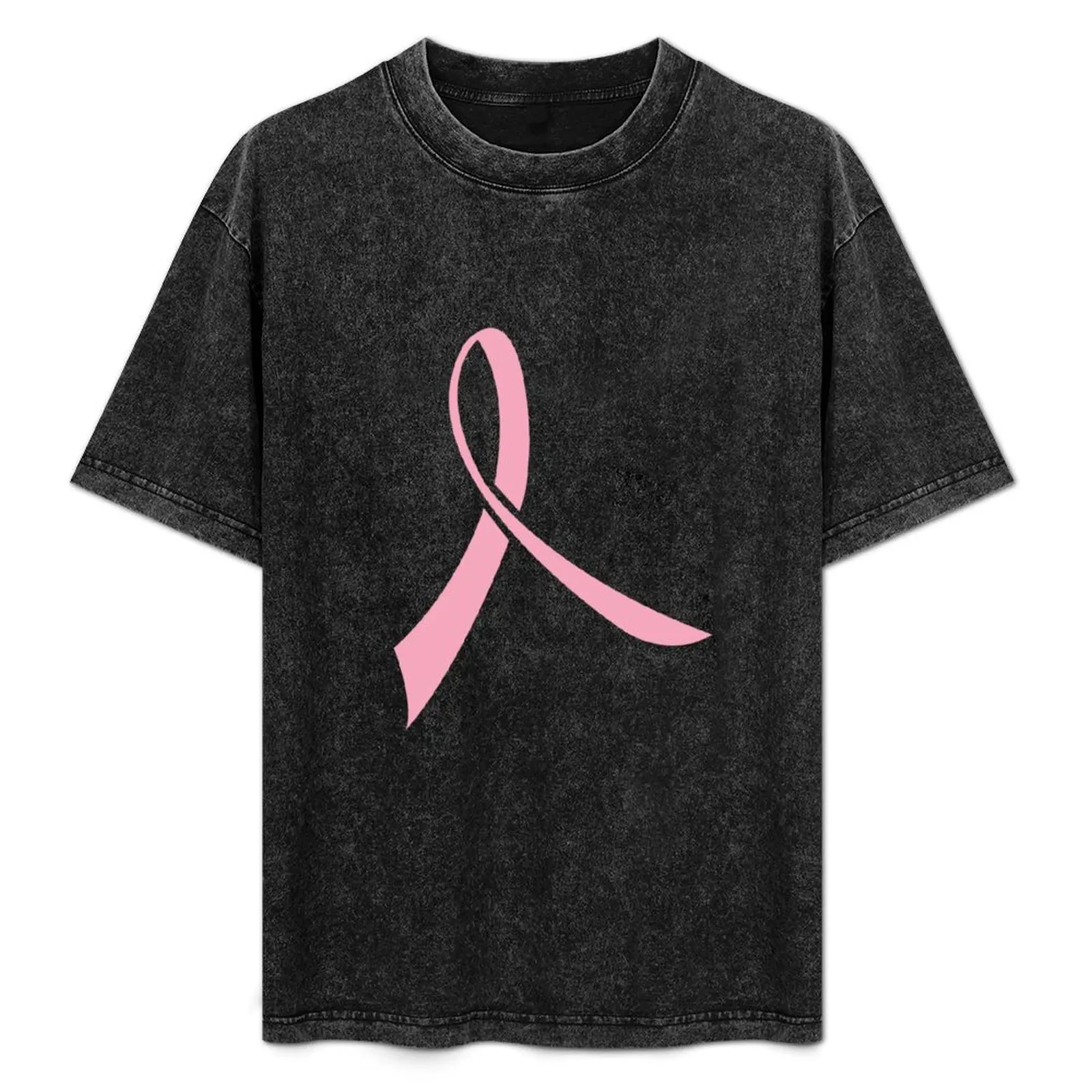 

Simple Pink Ribbon T-Shirt shirts graphic new edition plus sizes street wear black t shirts for men