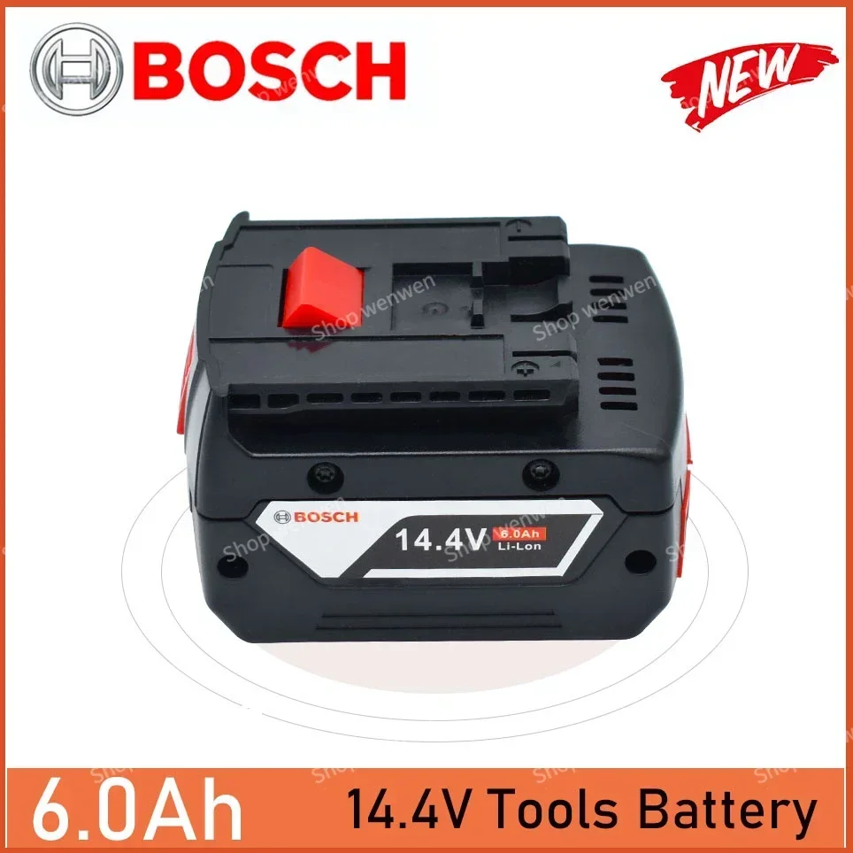 

BOSCH 14.4V 6000mah Rechargeable Li-ion Battery Cell Pack for BOSCH Cordless Electric Drill Screwdriver BAT607G BAT607 BAT614G