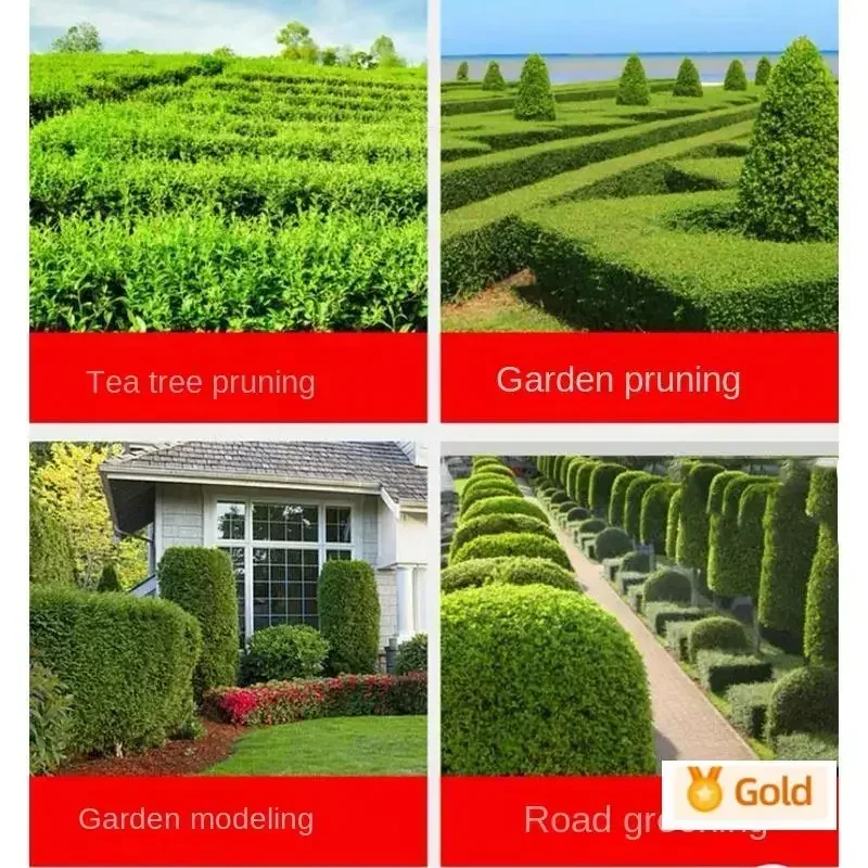 Exceeding expectations Double-Blade Light Hedge Trimmer Tea Tree Trimmer Backpack Garden Thick Branch Trimmer Electric Too