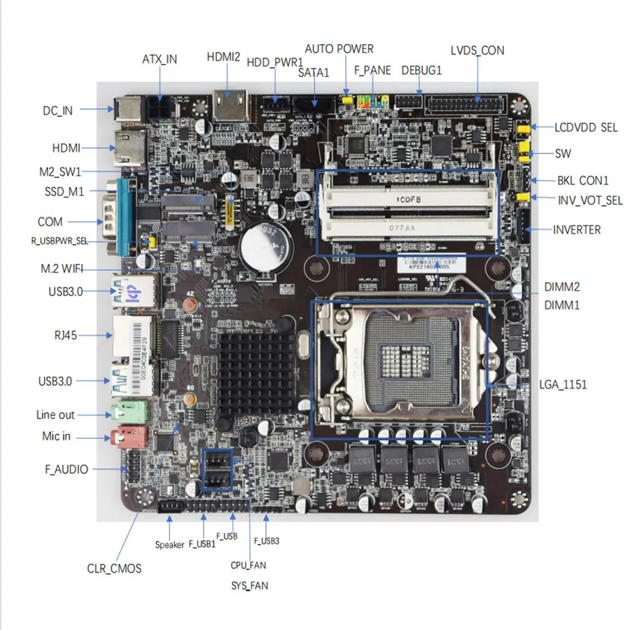 エルザH110ミニitxマザーボードlga 1151 DDR3サポートコアi3/i5/i7ペンティアムceleron 6/7/8/9th世代cpuゲーミングpc新