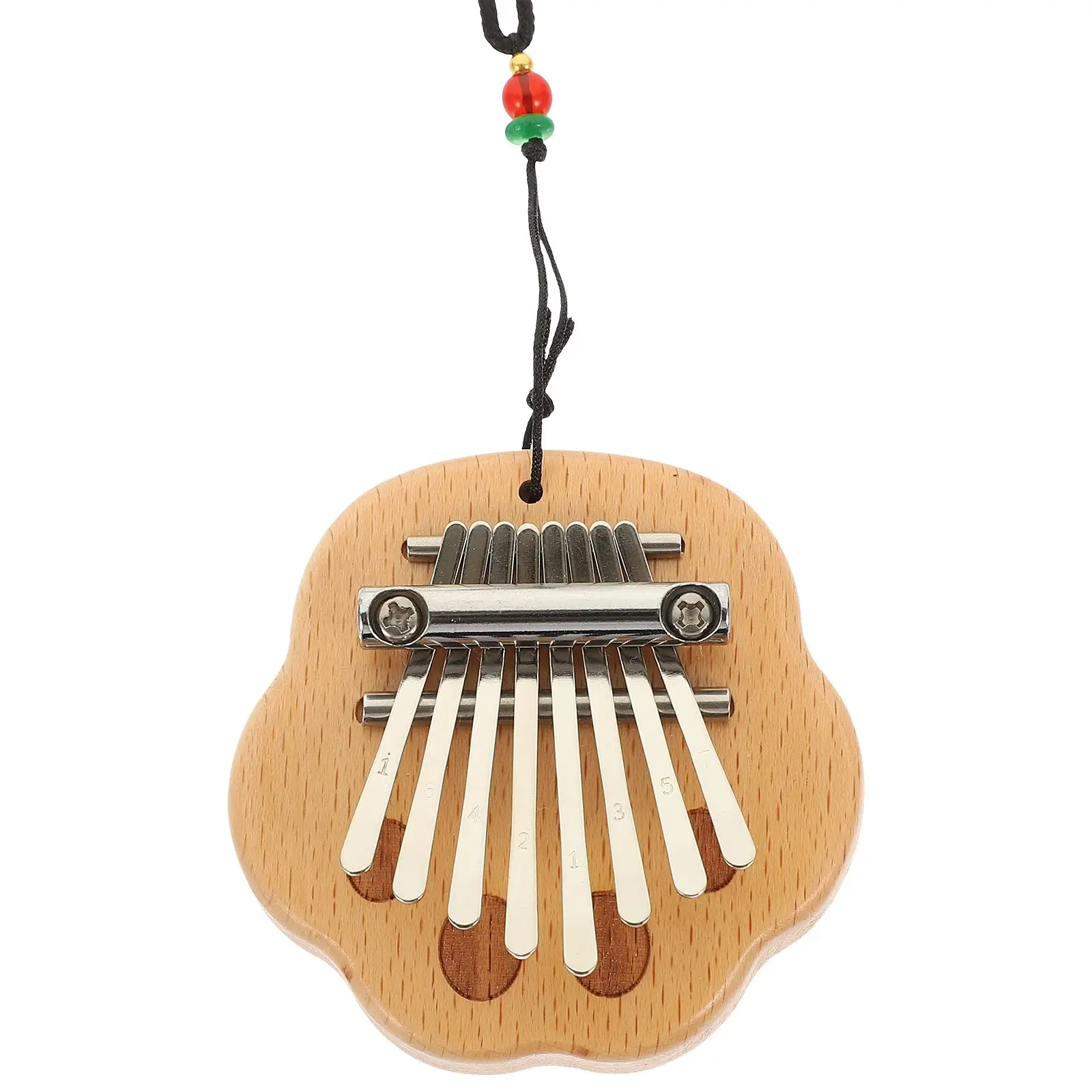 

Mini Kalimba Wooden Thumb Piano Portable Small Finger Mini Thumb Piano Instrument for Beginners Practical Gifts