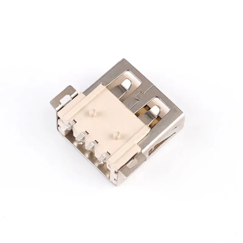 10PCS USB-AF13.6 Type A Standard Port Female Solder Jacks Connector PCB Socket USB-A type SMT 4Pin