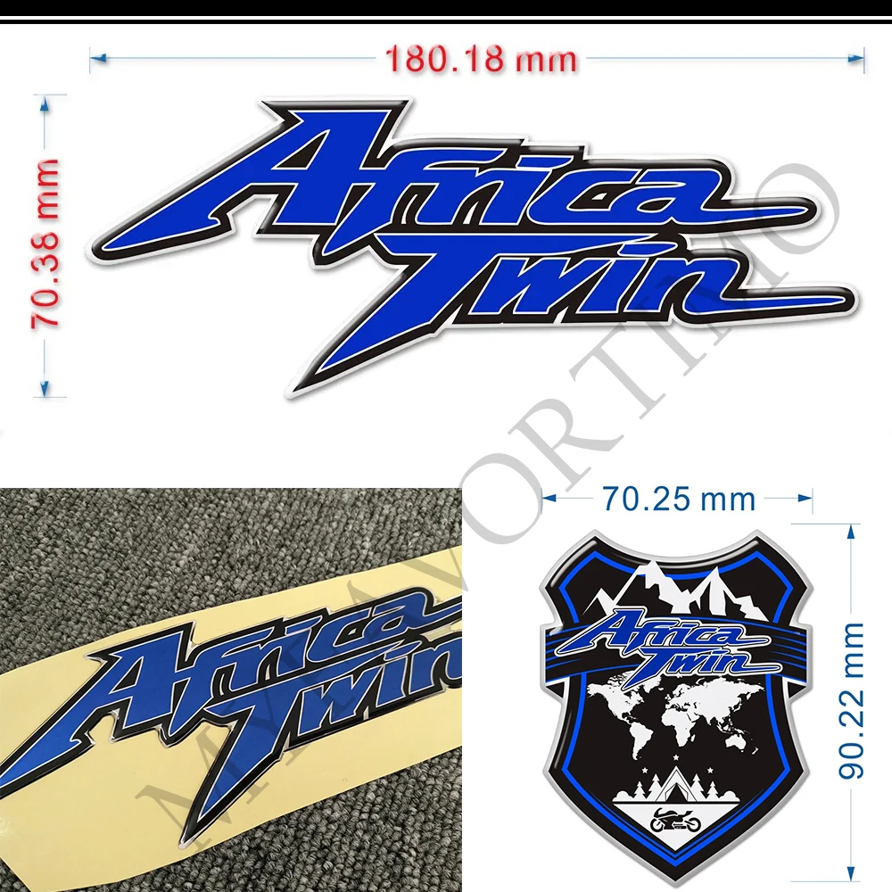 

Motorcycle Stickers Tank Pad For Honda Africa Twin AfricaTwin Adventure CRF1000L Tail Side Panniers Luggage Aluminium Box Case