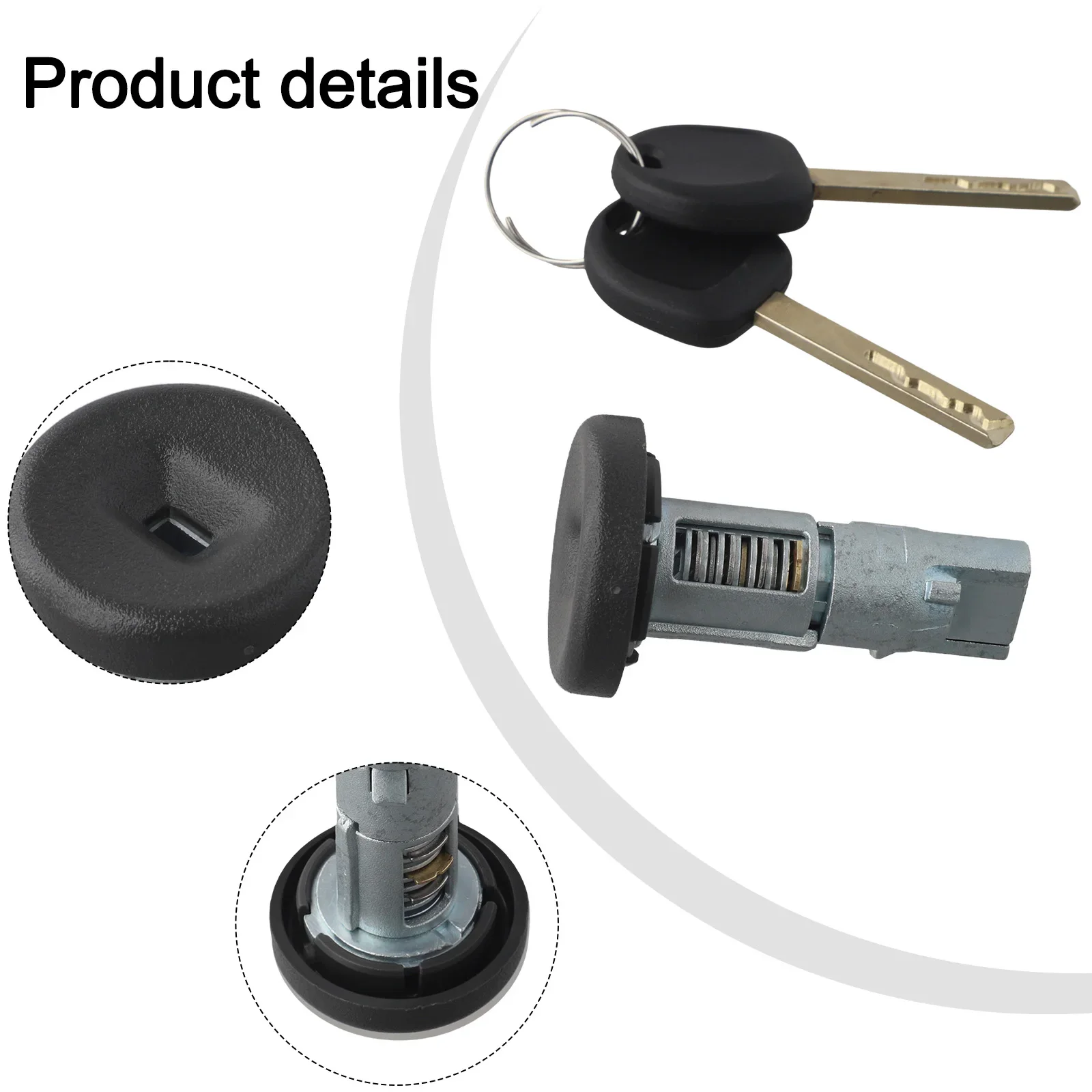 

Replacement Lock As Shown Switch W Key Direct Replacement Easy Installation OE Part Number Plastic Material Broken Repair