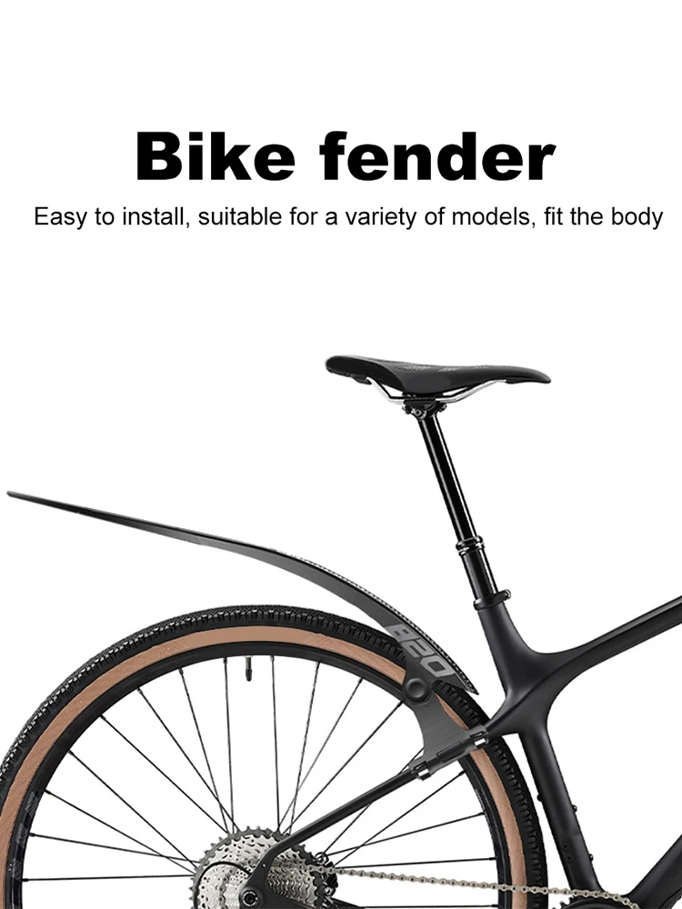 AliExpress NONE Cycling Mud Flaps Strong Toughness Bike Tire Wheel Mudguard Lightweight Front & Rear Mudguard for Front Rear Wheels Below 50mm