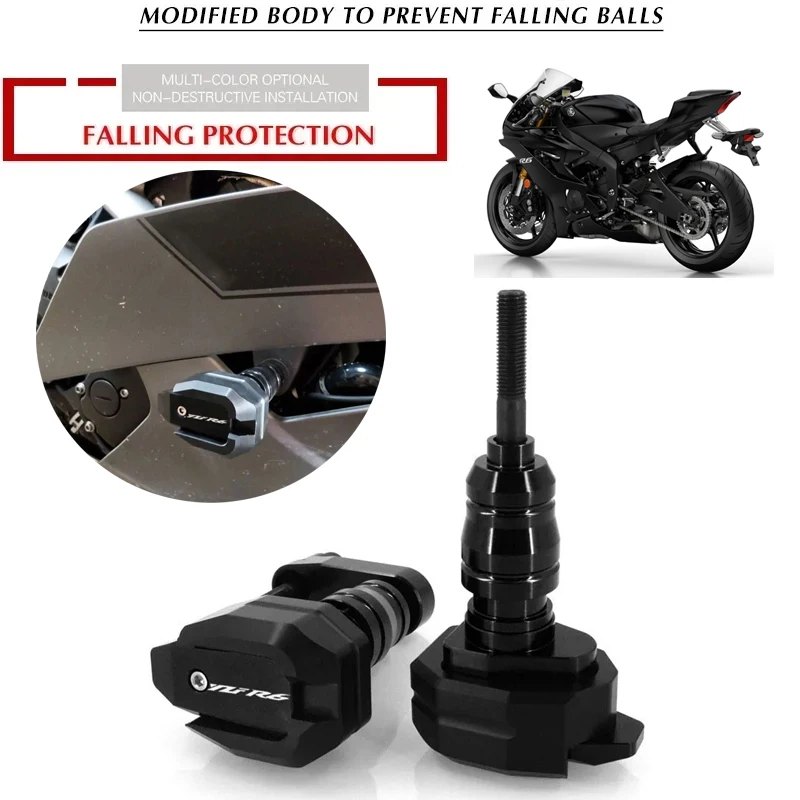 

For YAMAHA YZFR6 YZF-R6 YZF R6 2006-2016 Motorcycle Falling Protection Frame Slider Fairing Guard Crash Pad Protector