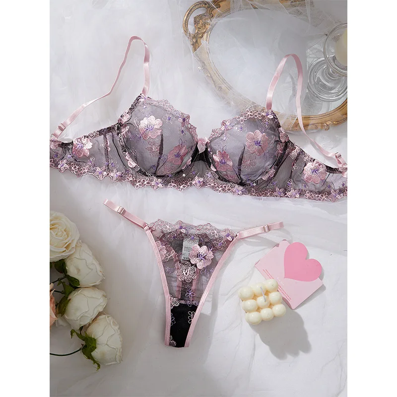 

Барный комплект, плотные полые подтяжки с вышитыми перспективами, цветочные узоры, смелое женское нижнее белье, женское нижнее белье xxx