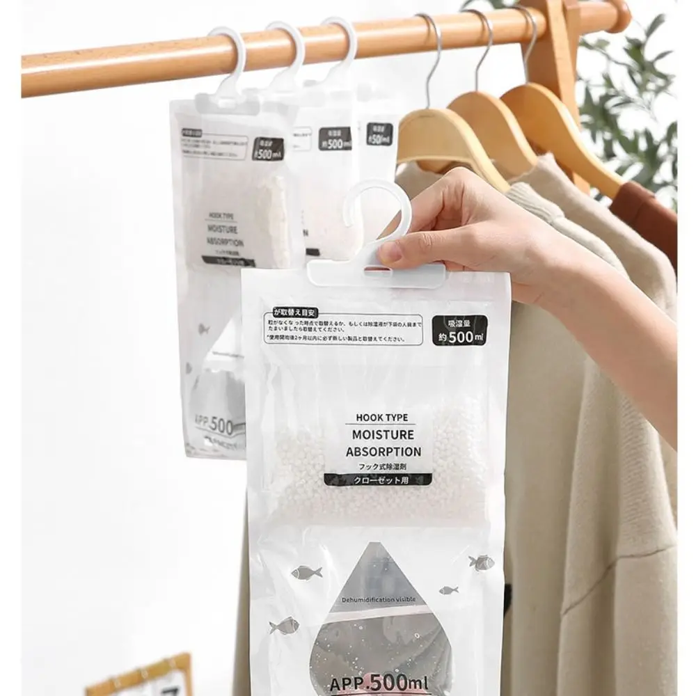 Práctico absorbente de humedad a prueba de moho, reductor de olores, bolsa absorbente de humedad para el hogar, bolsa de absorción de humedad