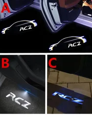 2Pcs Car Door Led Welcome Light Logo Laser Projector For Peugeot 308 3008 408 4008 508 5008 RCZ Ghost Shadow Lamp Accessories