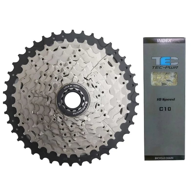 Cassette Bike Absolute Nickel Ultra 10v 11/42 + Tec Current 10V