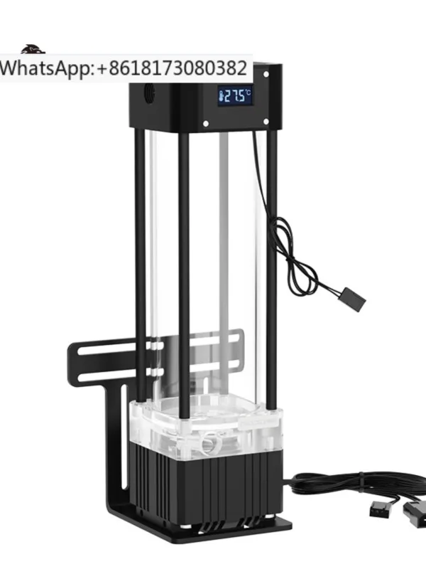 Water cooled PUB-FS6WX water pump integrated VA LCD screen temperature display with adjustable inlet and outlet direction