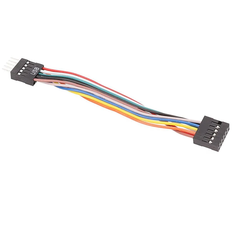 T35C للوحة الأم لينوفو إلى كابل محول الهيكل العادي، كابل تحويل USB 9-Pin Revolution 11-Pin أنثى 24AWG، 10 قطعة