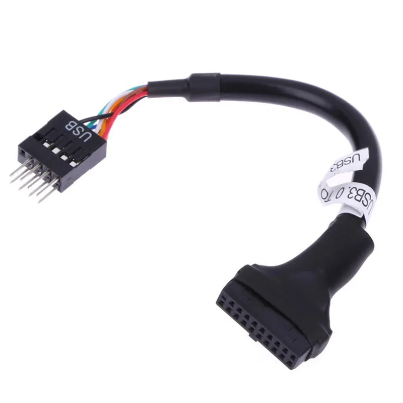 1Pc Motherboard USB 3.0 20-Pin Male To USB 2.0 9-Pin Motherboard Header Female Adapter Cable