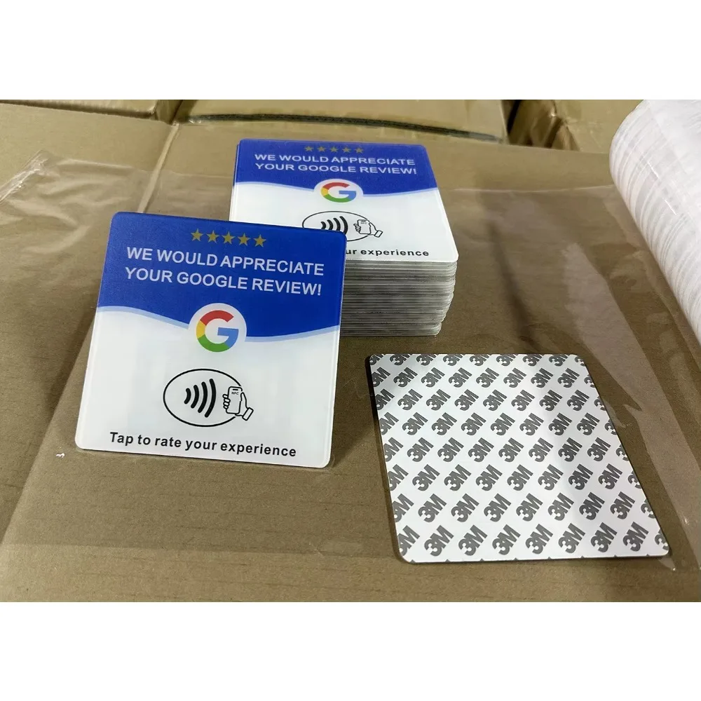 2026Google Card NFC Code Tap Business Desktop Sticker Google Review Card RFID Card NFC Google Review Card