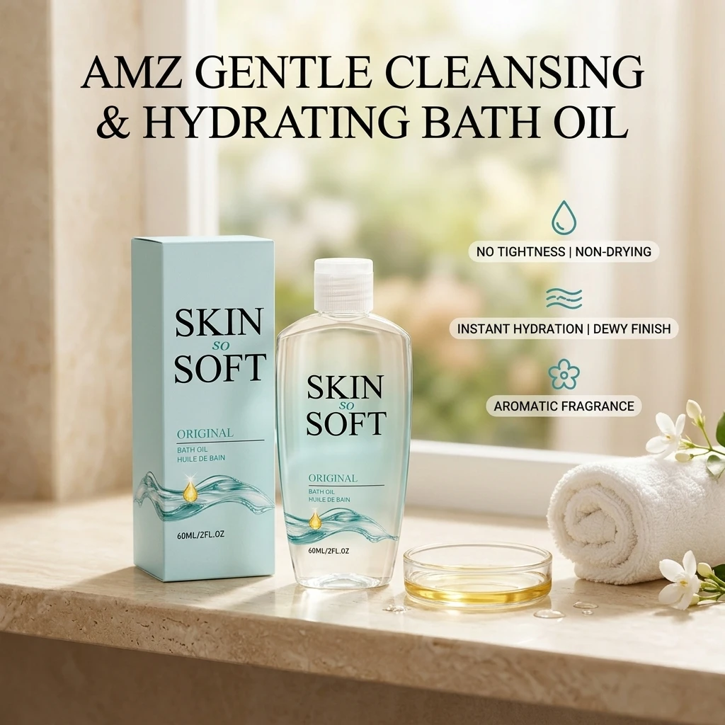 Hydrating Fragranced Bath Oil Soothing & Cleansing Skin Soften Dry Skin Refreshing Long-Lasting Moisturizing Gentle Shower Oil