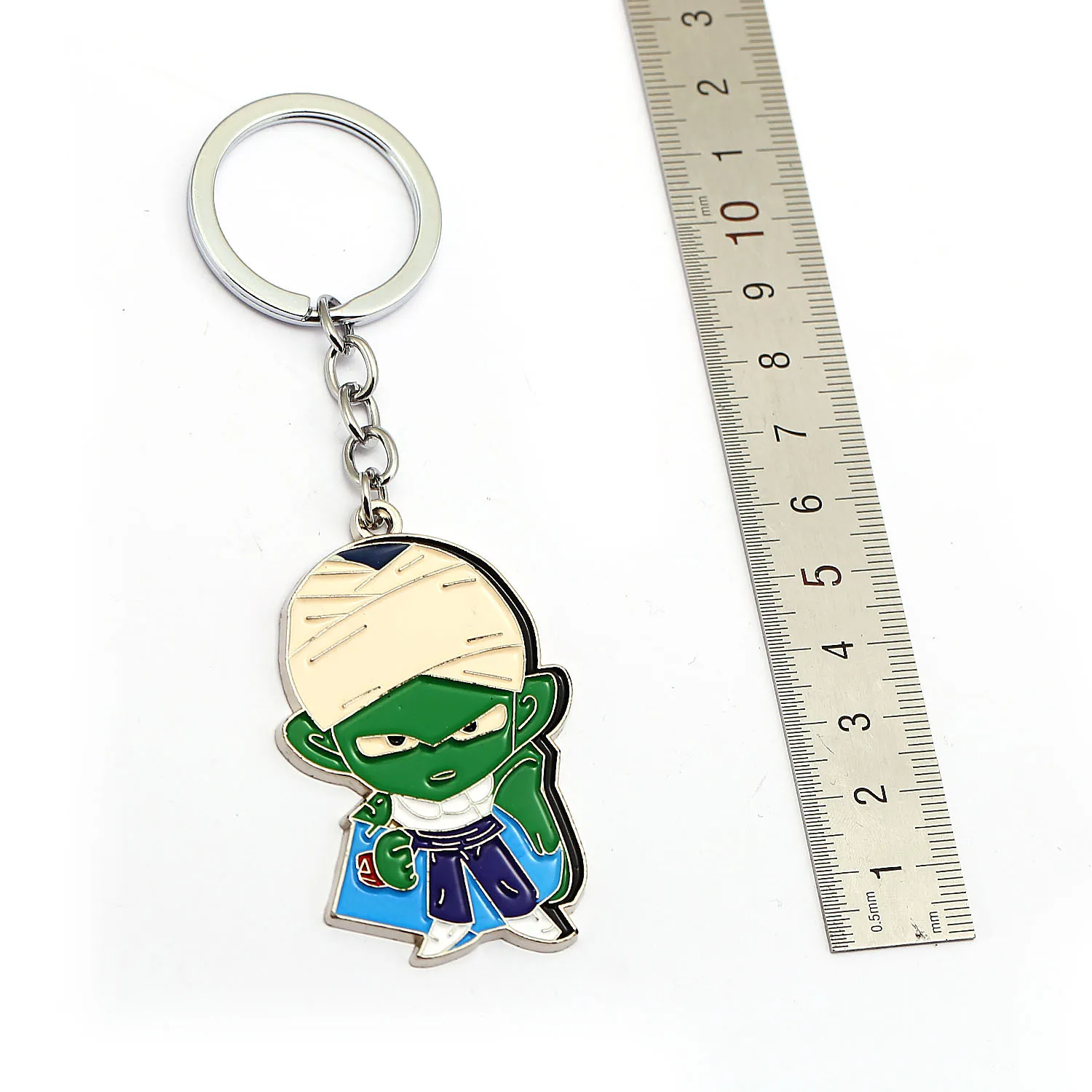 Anime Dragon Ball Z Vegeta Keychain Super Saiyan Son Goku Piccolo Key Chains Ring Holder Pendant Cosplay Accessories Figure Toys