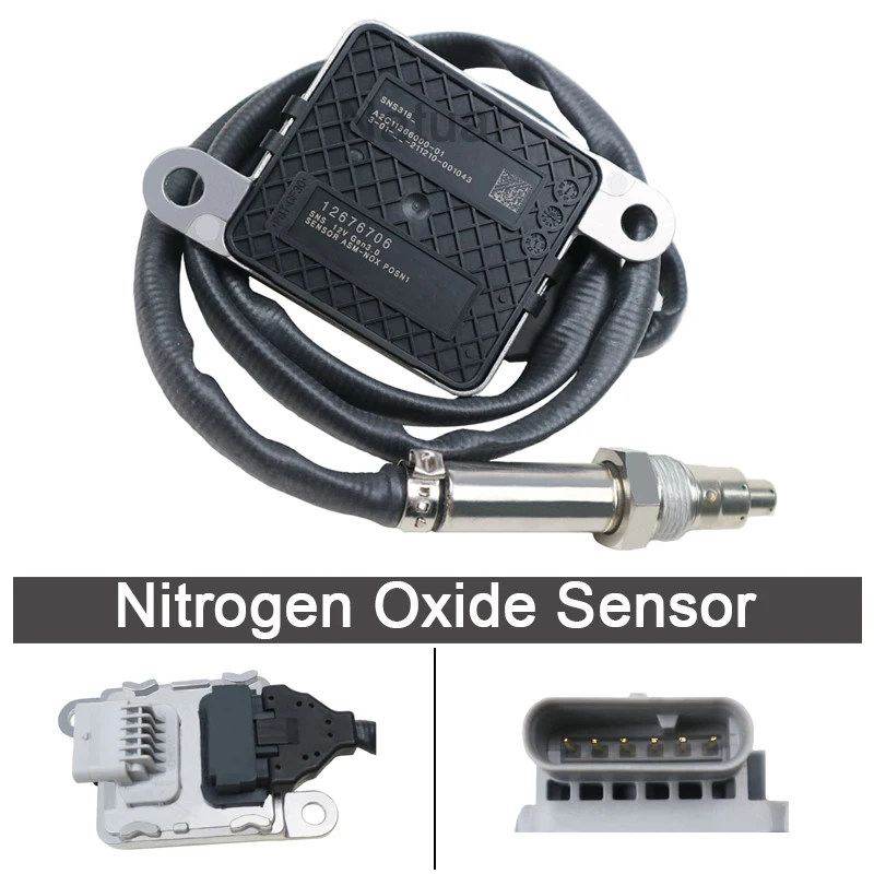 12V Geniune Nitrogen Oxide Nox Sensor For Chevrolet Silverado 2500 3500 GMC Sierra 2500 3500 6.6L 12676706