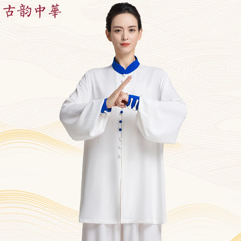 

Yongchun Taiji Martial Arts Chinese Cotton and Linen Tai Ji Suit Women's Western Zen Young Man Baduanjin Exercise Clothing Men