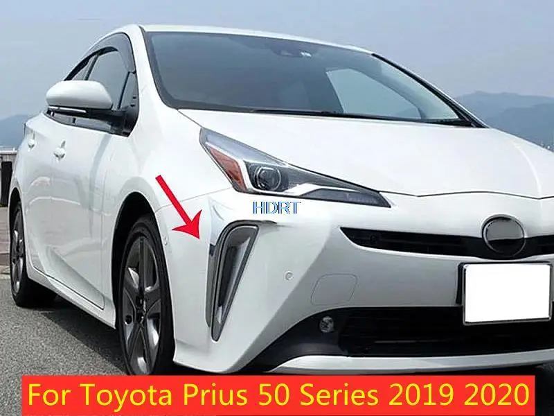 

Для Toyota Prius Prime 50 серия 2019-2021 автомобильный Стайлинг передняя противотуманная фара накладки на веки отделка полоски для бровей украшение с блестками