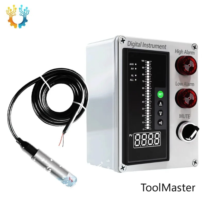 【2026】 Welta Sale Submersible Water Level Sensor (Metal) Deep Wells Tanks Pumps 0-10m Range Accurate Liquid Depth Monitoring 1 Y