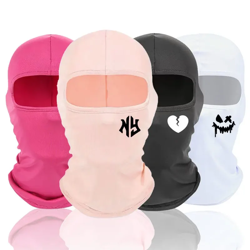 Ice Silk Musion US Dollar Print Balaclava Tube Mask Motorcycle Full Face Mask Headgear Scarf for Outdoor Sports Bicycle Cycling