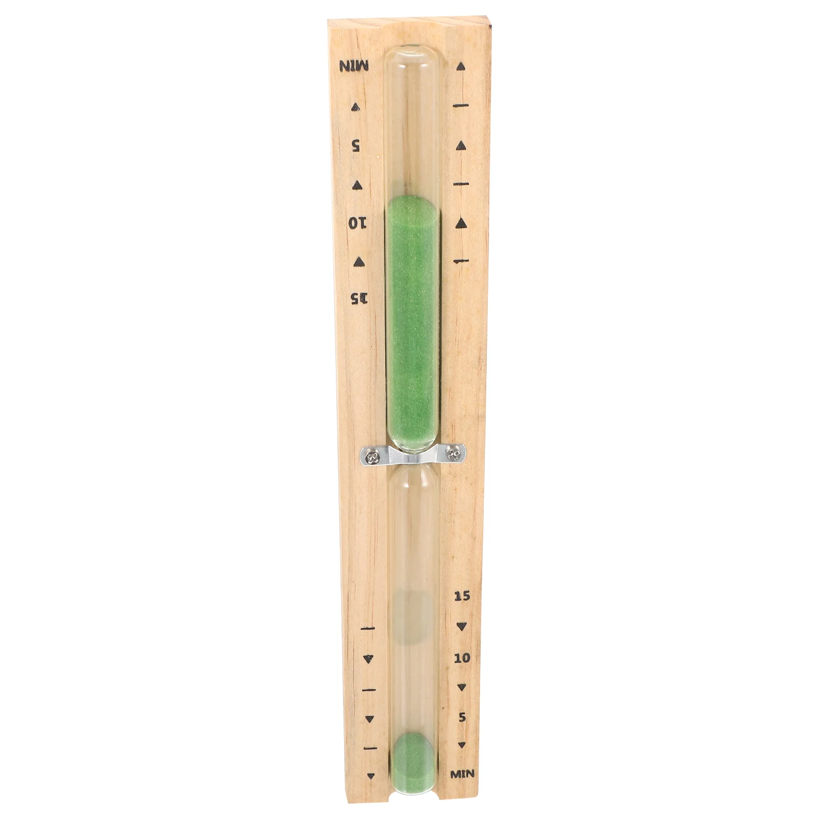 

Green Wooden Sauna Sand Timer 15 Minute Hourglass Spa Decor Bath Room Reminder Design Easy to Use Spa Accessory