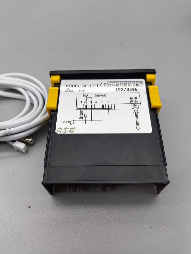 SF-101T cyfrowy termostat z wyświetlaczem zamrażarki sterownik lodówki przyrząd do kontroli temperatury inteligentny
