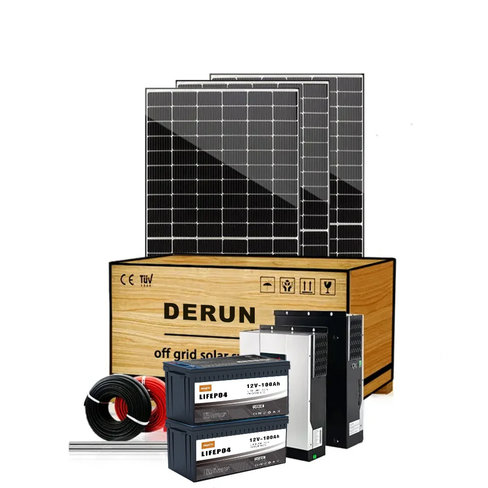 Factory direct sales large-capacity 48V200Ah wall-mounted lithium battery solar home energy storage power generation system view 2