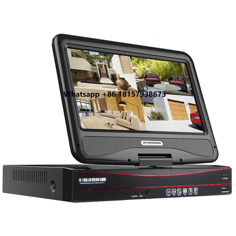 

4ch AHD Dvr with 10 Inch for HD Video CCTV Security System