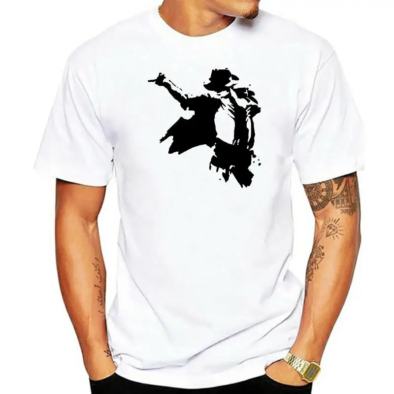 JJZHY Pop Michael Jackson 3D Print T-Shirt Short Sleeve Michael Jackson Costume Short Sleeves Cotton T-Shirt