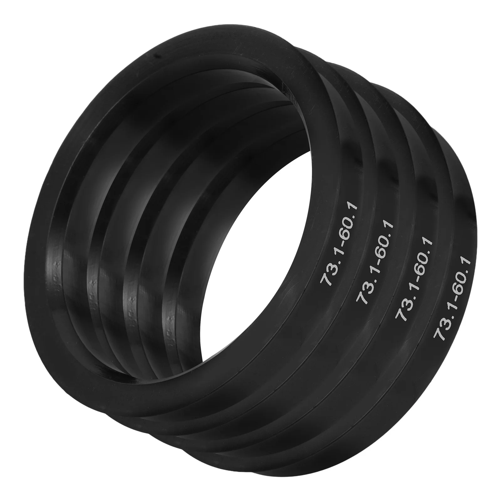 

4Pcs Hub Center Ring Replacement Plastic Wheel Ring for Car Hub Stability Performance Modification Fittings