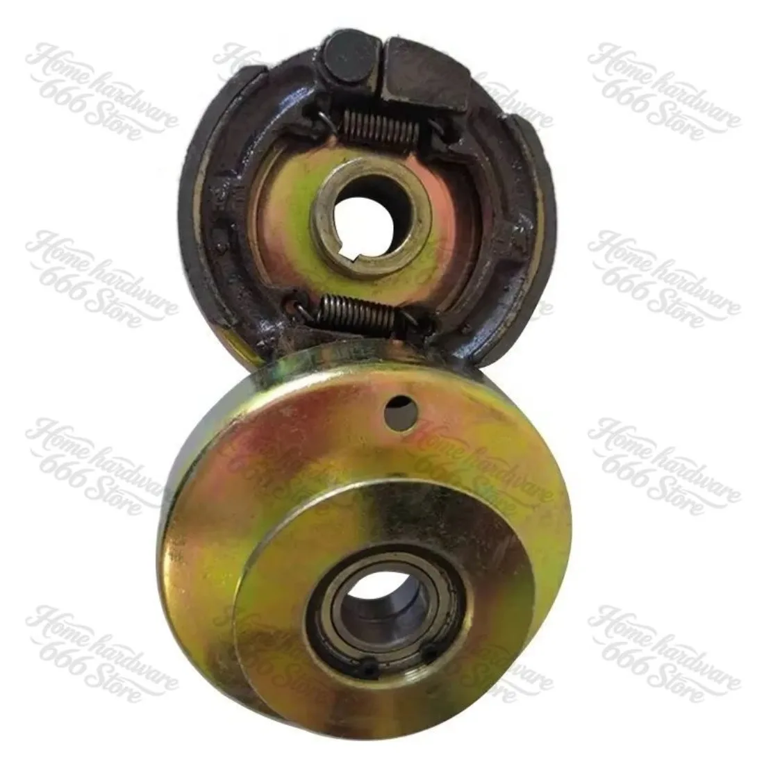Single Groove Belt Clutch Fits for 168F/170F/GX200 Gas Engine with 20Mm Shaft Output Used for Water Pump/Cutter 1Set