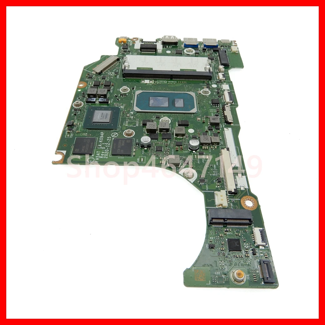 LA-K094P Notebook Mainboard For Acer Aspire A315-58G Laptop Motherboard with I5-1135G7 CPU MX350-V2G GPU 100% Test OK