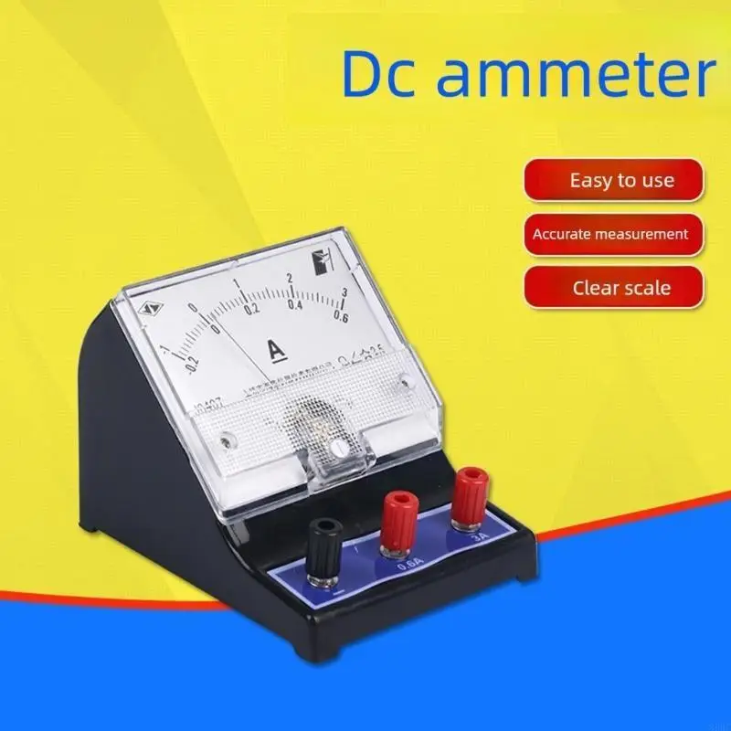 Plastic Voltmeter and Ammeter Set Electric Circuit Experiment Instrument Physics Teaching Tool for Classroom Education 896C