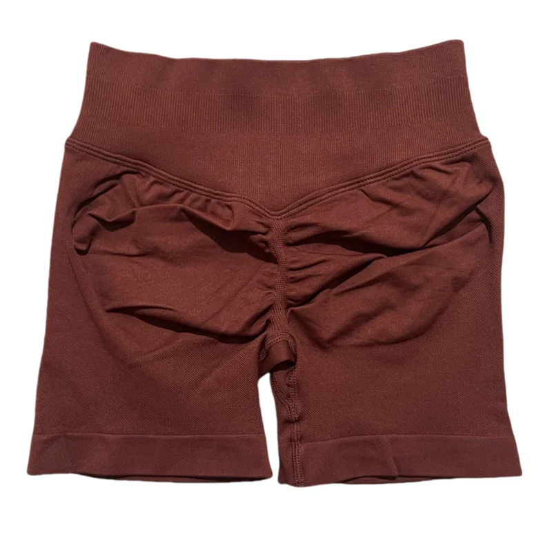 HISTELLO sportshorts 4,5'' hoge taille dames yoga workout shorts naadloze leggings stretch fitness joggingbroek gymshort