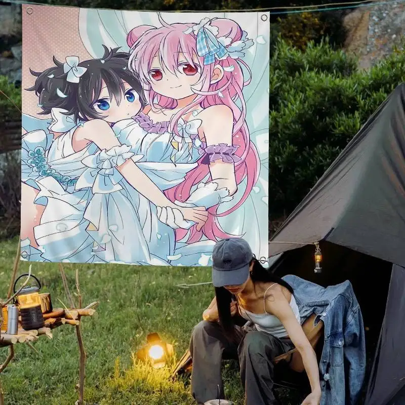 Happy Sugar Life Anime Anime Chart Flag For Living Room Home Dorm Decor Art Home Decor Banner