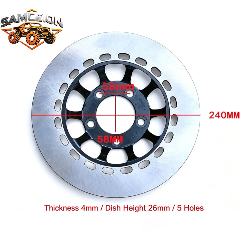 Motocycle Brake Disc Rotor For Honda CB125T CL125-2 Disc Brake Rotor for Twinstar/Leopard 125 P/N:45251‑KC1‑730