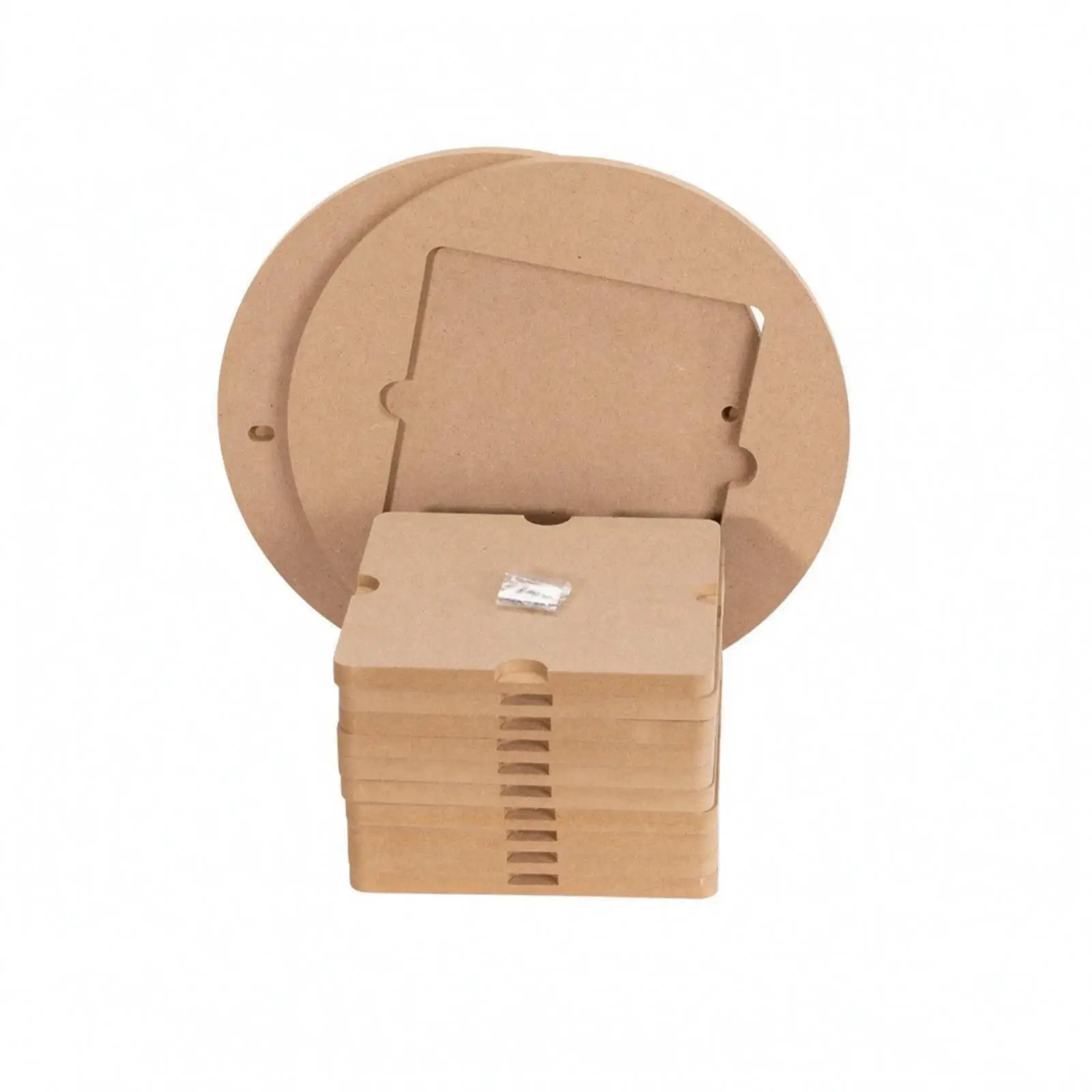 Pottery Clay Drying Board for Wheel Use Pulp Pressed Ceramic Dehydration Tray with Rounded Edges and Finger Holes