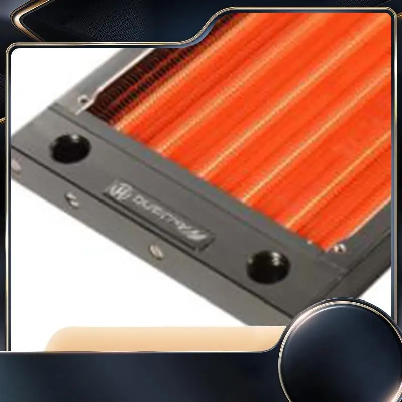 

17MM Cold Row All Copper Watercooled Radiator 240 Copper Water-Cooled Copper Row Computer Drainage Liquid Heat Exchanger-N34R