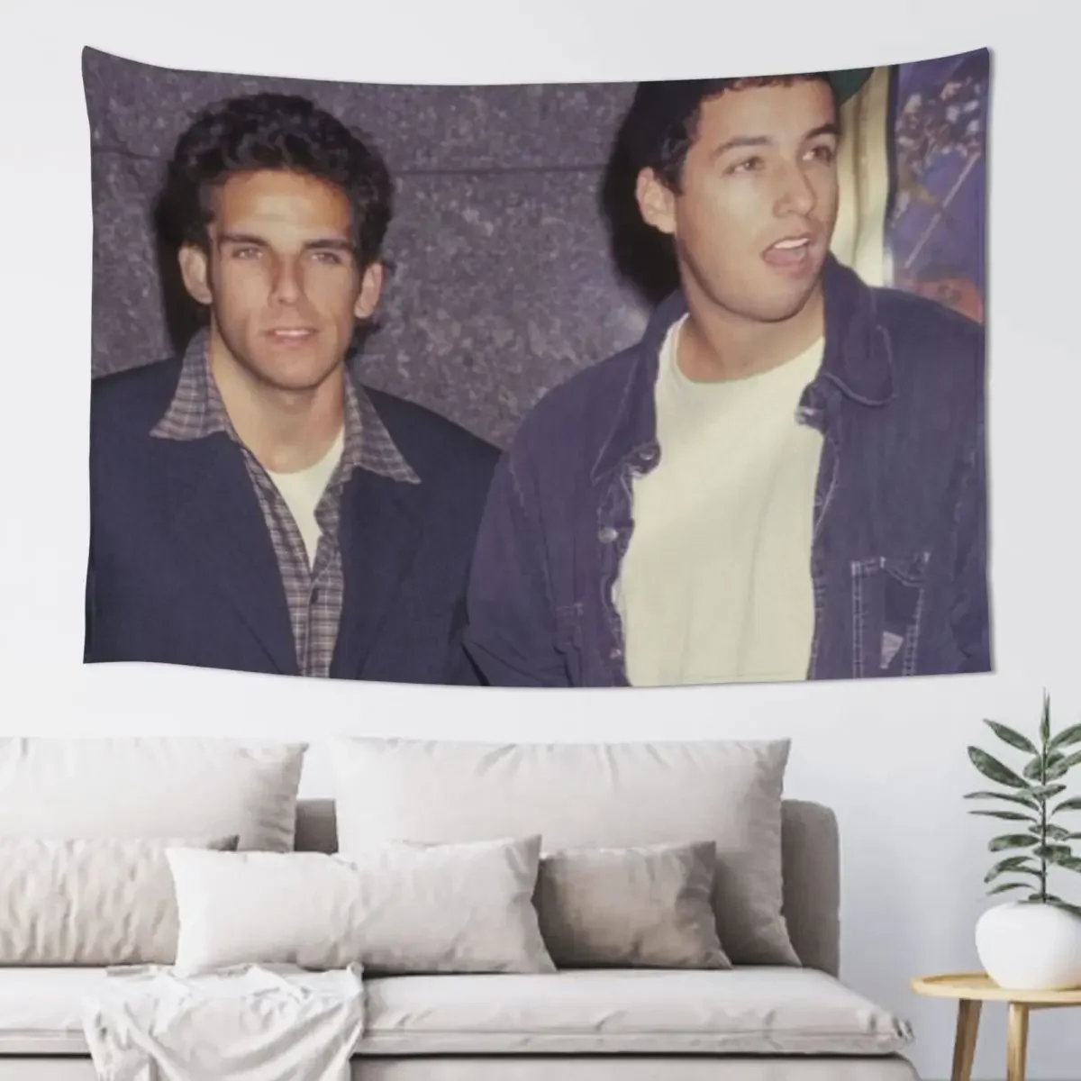 Adam Sandler and Ben Stiller Tapestry Wall Hanging Decor Home And Comfort Decor Wall Decor House Tapestry