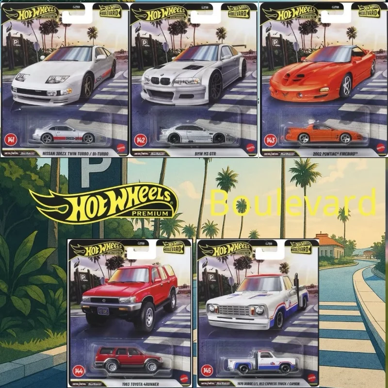 

Оригинальная модель автомобиля Hot Wheels Boulevard 29, масштаб 1/64, литой автомобиль BMW NISSAN TOYOTA DODGE, модель из сплава резиновой шины с железным дном