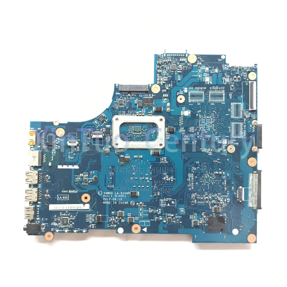 LA-9101P motherboard For DELL Inspiron 3521 5521 con CPU I3 I5 I7 VAW00 LA-9104P HM76 DDR3L MB 100% tested work