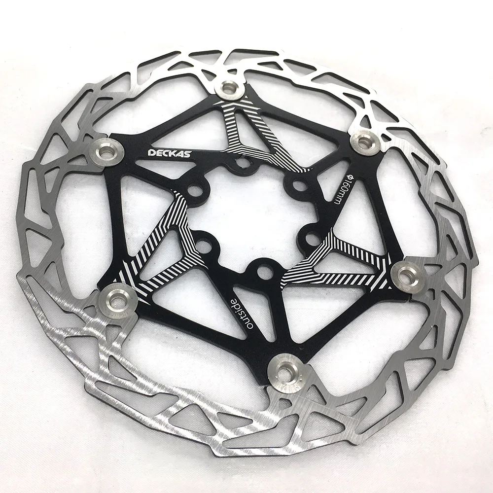 DECKAS Ultralight 82g CNC 6 Inch 160MM Disc Brake 6 Bolts Rotor MTB Mountain Bike Bicycle Float Rotor Parts