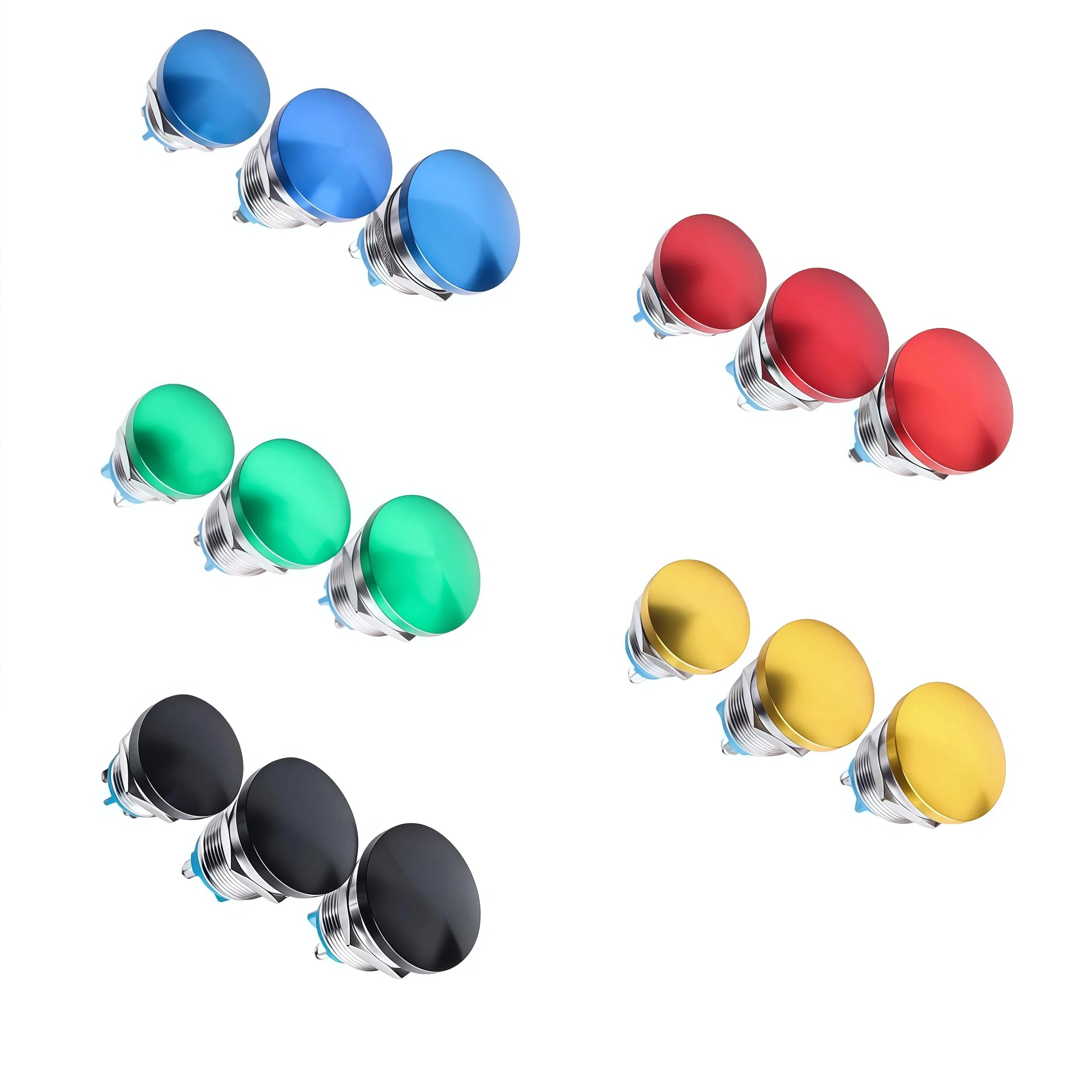 

Кнопочный переключатель с самовозвратом из нержавеющей стали 16/19/22 мм, винт с грибовидной головкой, ножной сварной ножной кнопочный переключатель для электроники