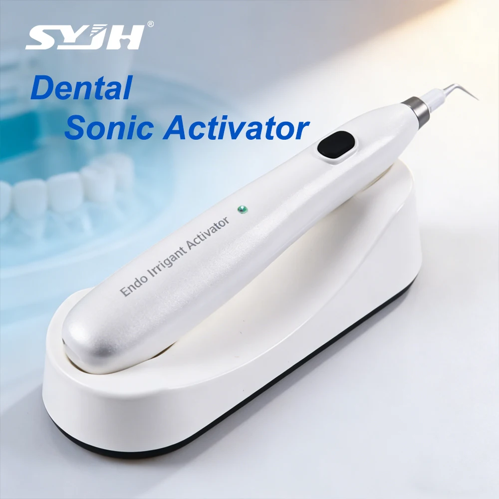 

Dental Sonic Activator Dentistry Endo Ultra Activator Vibration Cleaning Irregation Root Canals with 20 Tips Dentist Tools