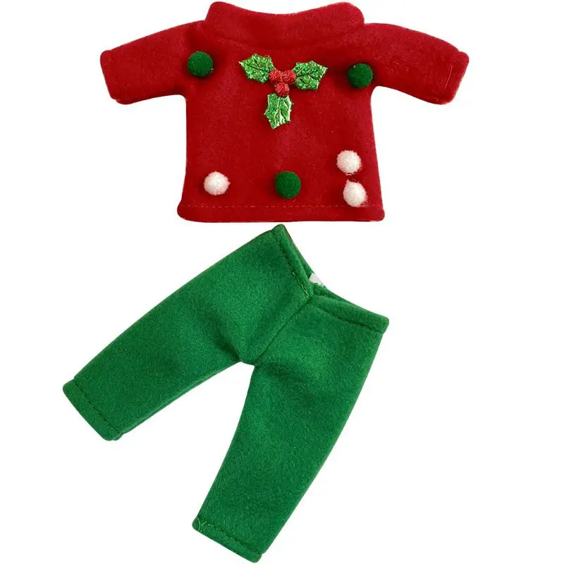 Kawaii Items Fashion Doll Tops Pants Christmas For Elf Doll  Mermaid Dresses Kids Toys For Elf  Figures Red Book Dolls DIY Game